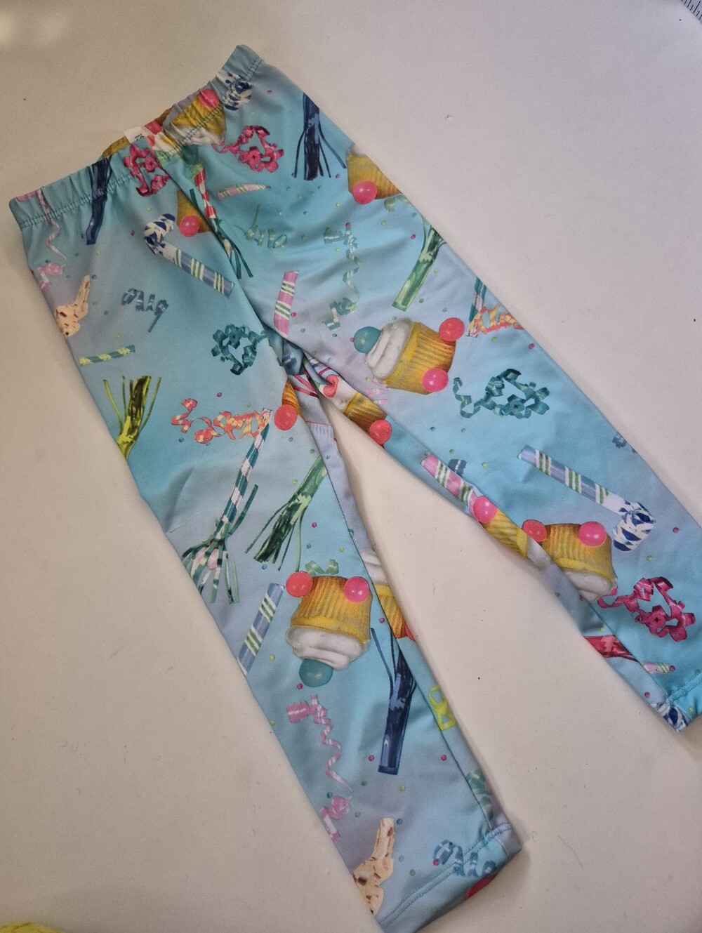 The Children's Place Light Blue Cupcake & Confetti Size 4 NWT